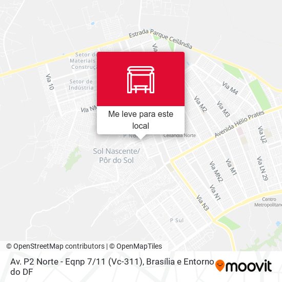 Av. P2 Norte - Eqnp 7 / 11 (Vc-311) mapa