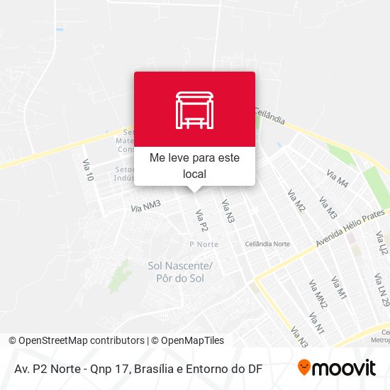 Av. P2 Norte - Qnp 17 mapa