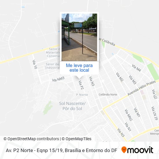 Av. P2 Norte - Eqnp 15/19 mapa