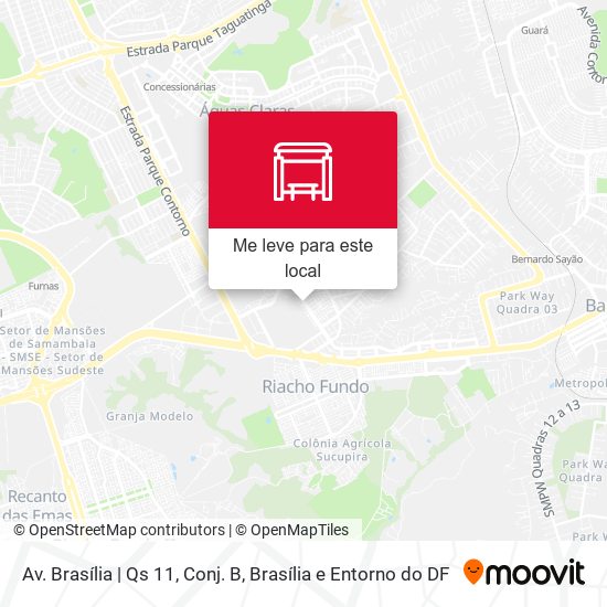 Av. Brasília | Qs 11, Conj. B mapa
