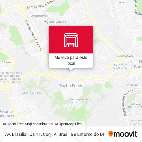 Av. Brasília | Qs 11, Conj. A mapa