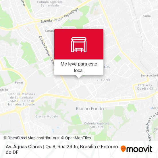 Av. Águas Claras | Qs 8, Rua 230c mapa