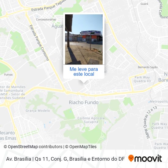 Av. Brasília | Qs 11, Conj. G mapa