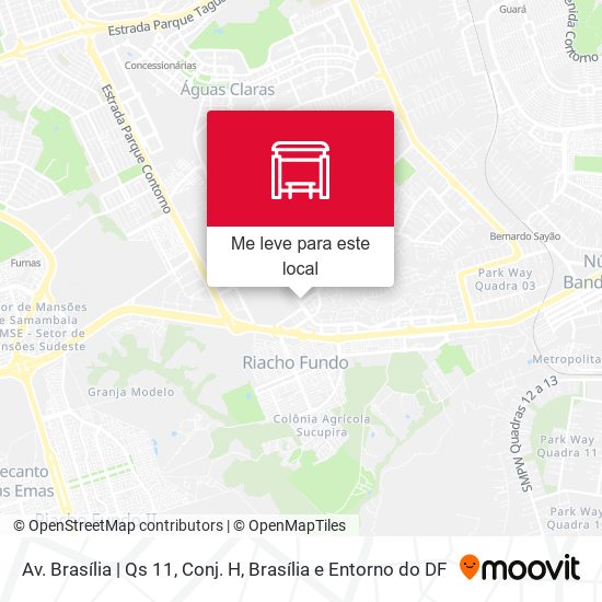 Av. Brasília | Qs 11, Conj. H mapa