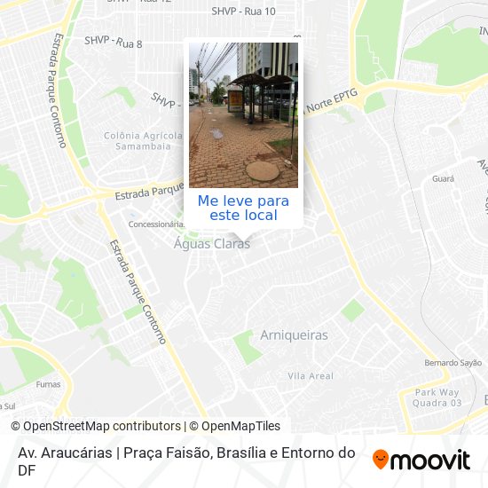 Av. Araucárias | Praça Faisão mapa