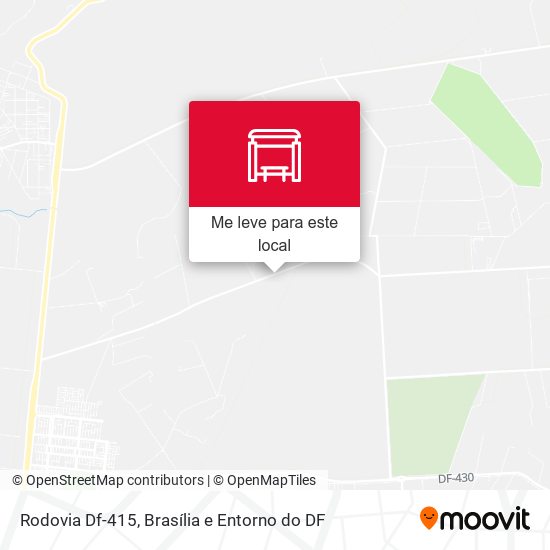 Rodovia  Df-415 mapa