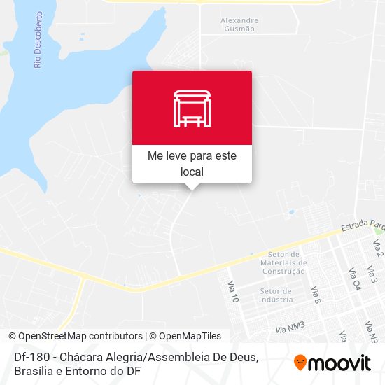 Df-180 - Chácara Alegria / Assembleia De Deus mapa