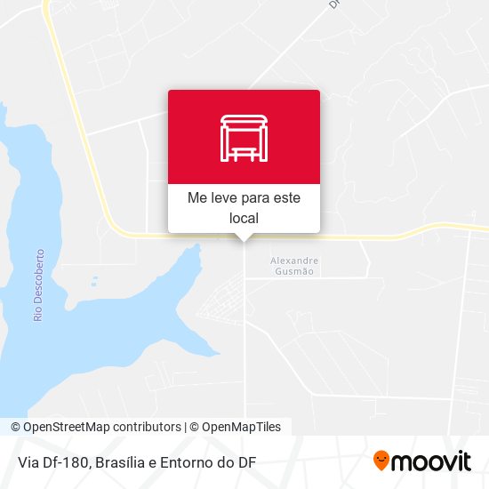 Via Df-180 mapa