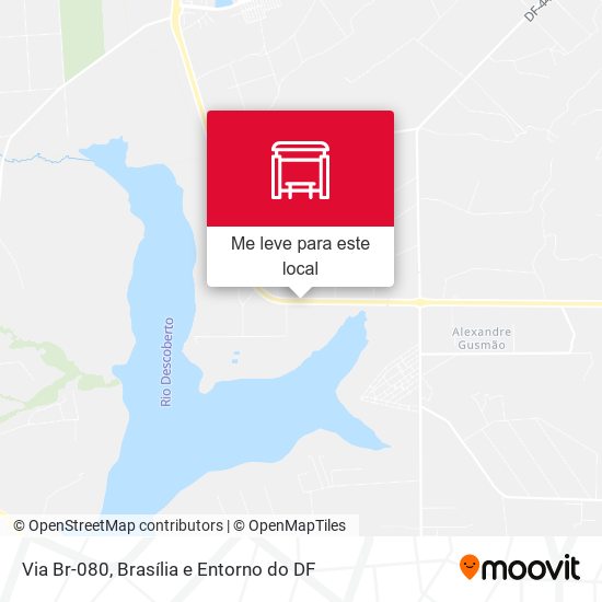 Via Br-080 mapa