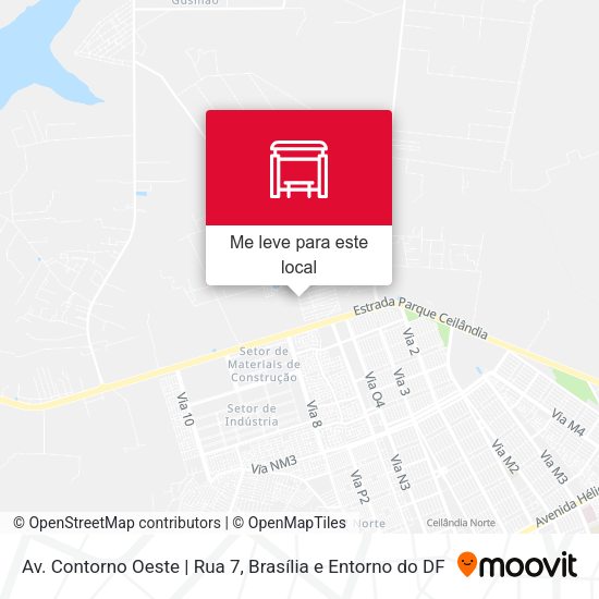 Av. Contorno Oeste | Rua 7 mapa