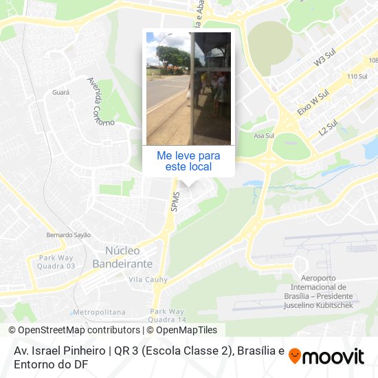 Av. Israel Pinheiro | QR 3 (Escola Classe 2) mapa