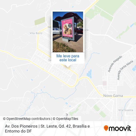 Av. Dos Pioneiros | St. Leste, Qd. 42 mapa