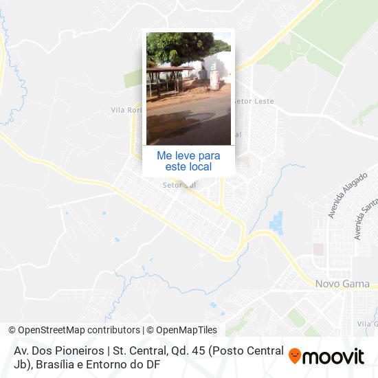 Av. Dos Pioneiros | St. Central, Qd. 45 (Posto Central Jb) mapa