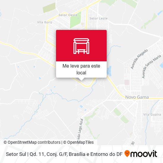 Setor Sul | Qd. 11, Conj. G/F mapa