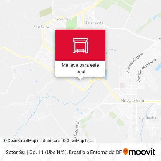 Setor Sul | Qd. 11 (Ubs N°2) mapa