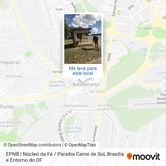 EPNB | Núcleo da Fé / Paraíba Carne de Sol mapa