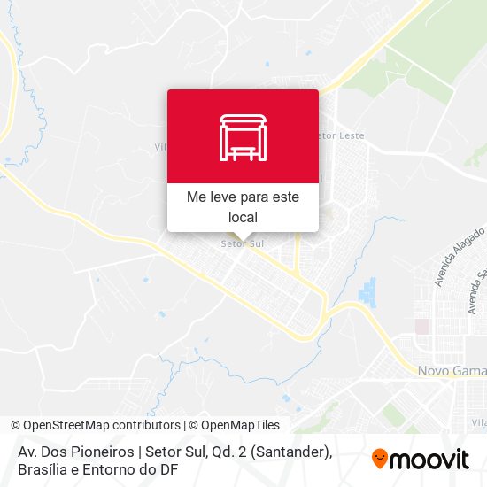 Av. Dos Pioneiros | Setor Sul, Qd. 2 (Santander) mapa