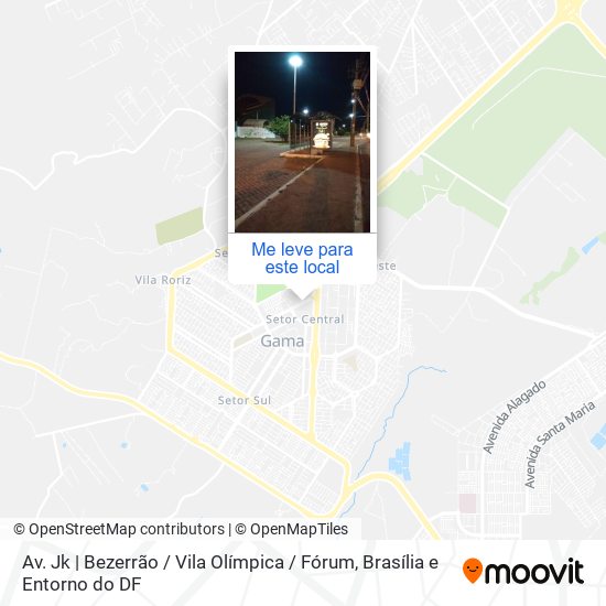 Av. Jk | Bezerrão / Vila Olímpica / Fórum mapa