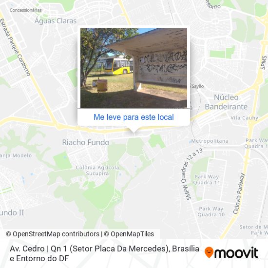 Av. Cedro | Qn 1 (Setor Placa Da Mercedes) mapa