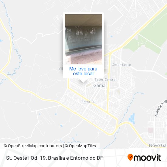 St. Oeste | Qd. 19 mapa