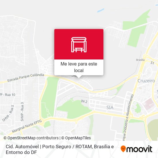 Cidade Do Automóvel - Porto Seguro / Batalhão De Rotam mapa