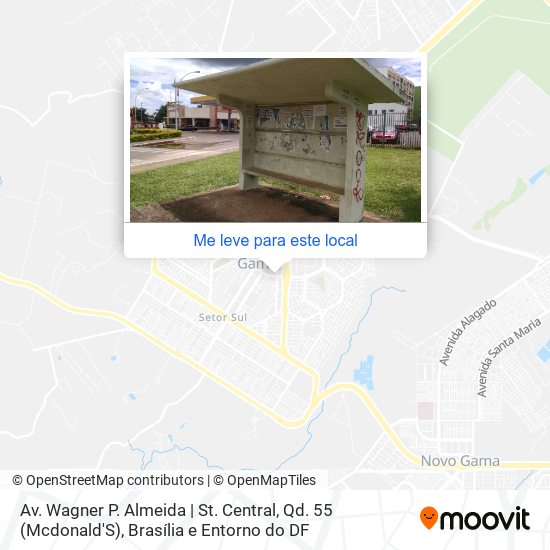 Av. Wagner P. Almeida | St. Central, Qd. 55 (Mcdonald'S) mapa