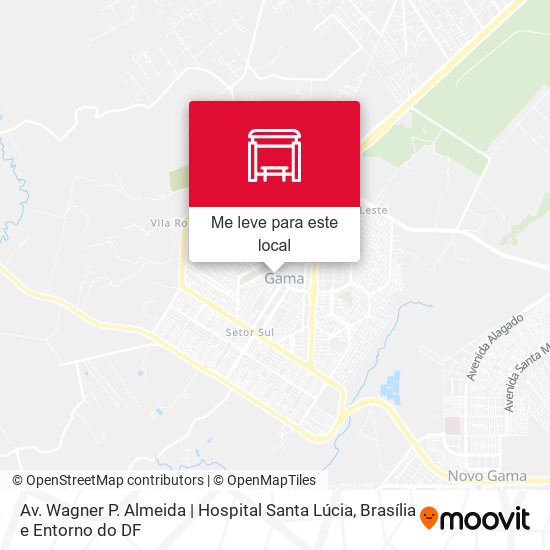 Av. Wagner P. Almeida | Hospital Santa Lúcia mapa