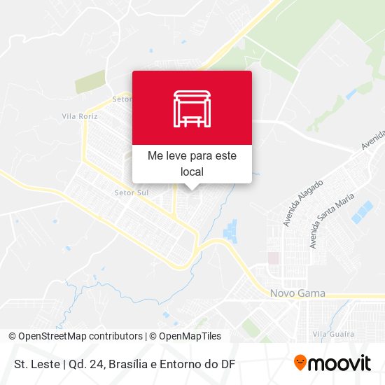 St. Leste | Qd. 24 mapa