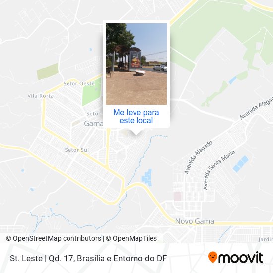St. Leste | Qd. 17 mapa