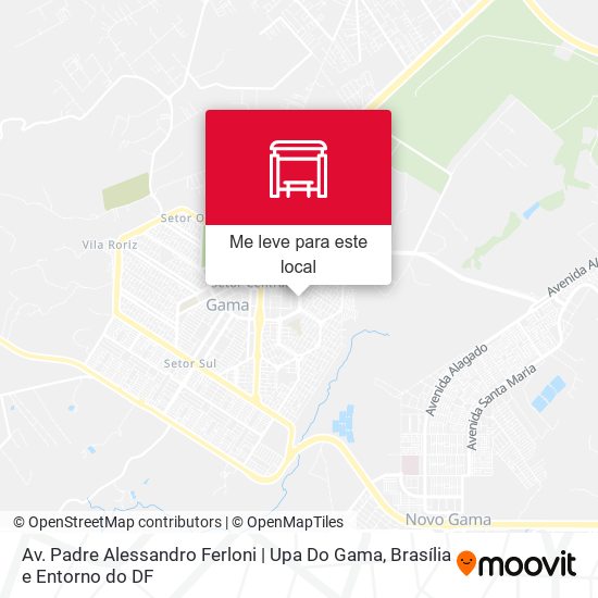 Av. Padre Alessandro Ferloni | Upa Do Gama mapa