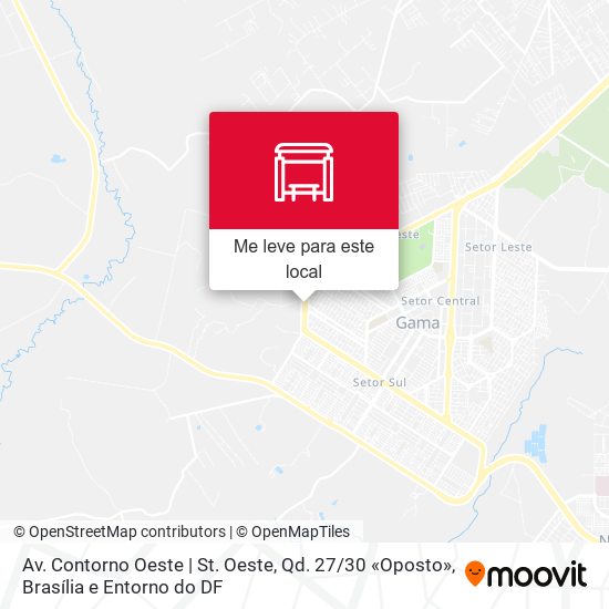 Av. Contorno Oeste | St. Oeste, Qd. 27 / 30 «Oposto» mapa