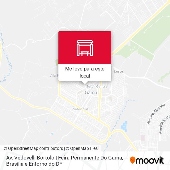 Av. Vedovelli Bortolo | Feira Permanente Do Gama mapa