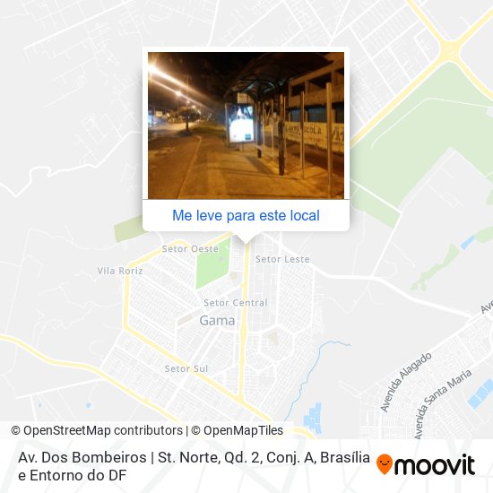 Av. Dos Bombeiros | St. Norte, Qd. 2, Conj. A mapa