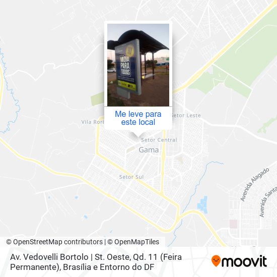 Av. Vedovelli Bortolo | St. Oeste, Qd. 11 (Feira Permanente) mapa