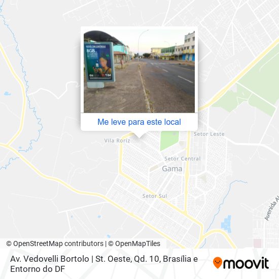 Av. Vedovelli Bortolo | St. Oeste, Qd. 10 mapa