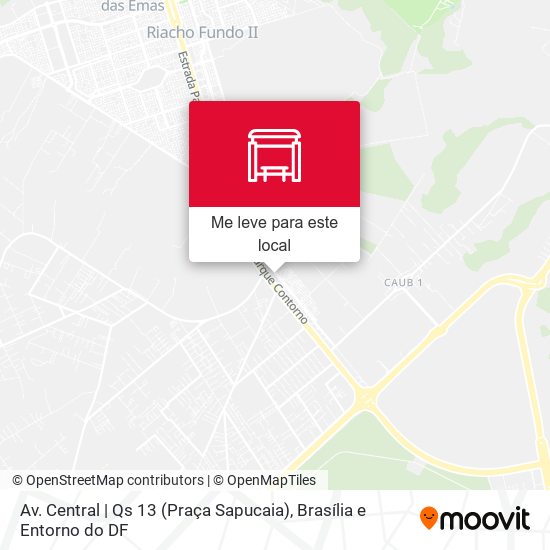 Av. Central | Qs 13 (Praça Sapucaia) mapa