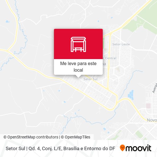 Setor Sul | Qd. 4, Conj. L/E mapa