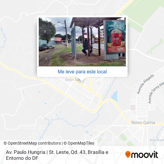 Av. Paulo Hungria | St. Leste, Qd. 43 mapa