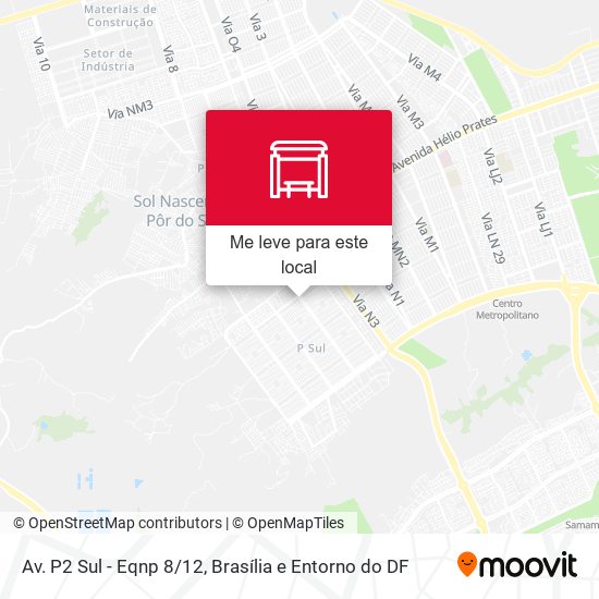 Av. P2 Sul - Eqnp 8/12 mapa
