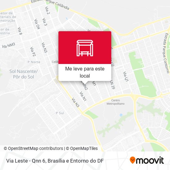 Via Leste - Qnn 6 mapa