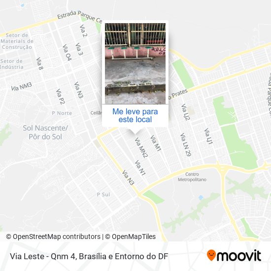 Via Leste - Qnm 4 mapa