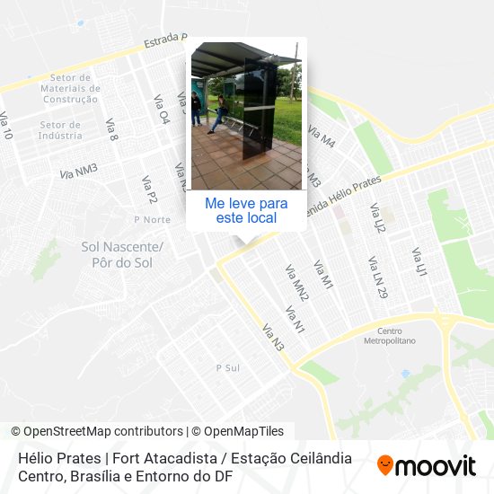 Hélio Prates | Fort Atacadista / Estação Ceilândia Centro mapa