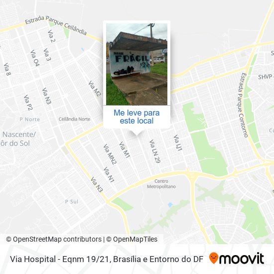 Via Hospital - Eqnm 19/21 mapa