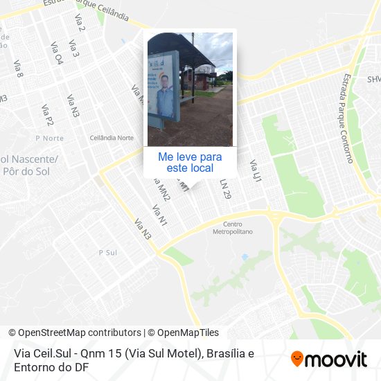 Via Ceil.Sul - Qnm 15 (Via Sul Motel) mapa