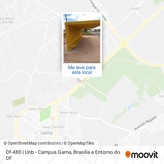 Df-480 | Unb - Campus Gama mapa