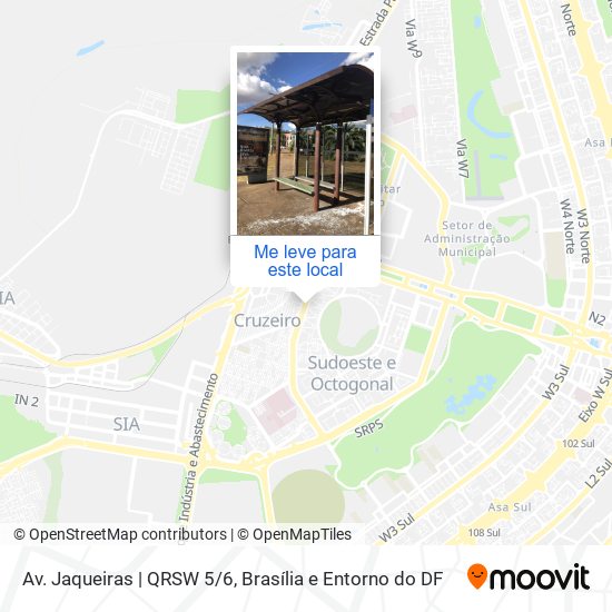 Av. Jaqueiras |  QRSW 5/6 mapa