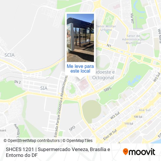 SHCES 1201 | Supermercado Veneza mapa