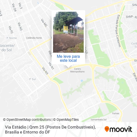 Via Estádio | Qnm 25 (Postos De Combustíveis) mapa