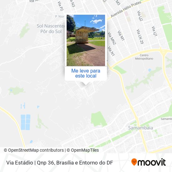 Via Estádio | Qnp 36 mapa