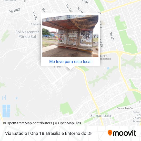 Via Estádio | Qnp 18 mapa
